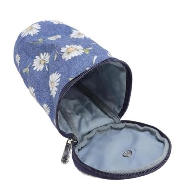 Imagem de Bolsa de Armazenamento de Fios de Abertura Circular Segura e Durável de Pano Oxford, Portátil Com Sacola Superior, Alça de Gancho de crochê de Fios para Uso Diário de Viagem