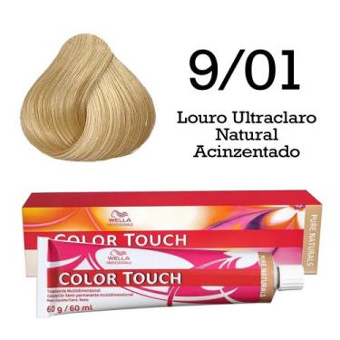 Imagem de Tonalizante 9/01 Louro Ultraclaro Natural Acinzentado Color Touch  Wel