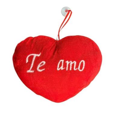 Imagem de Coração Vermelho Te Amo Pendurável Pelúcia - 20cm - Extra Festas
