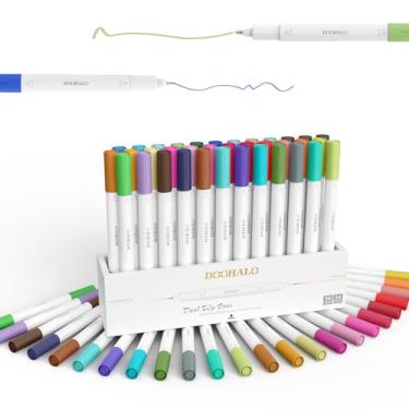 Imagem de DOOHALO Canetas de ponta fina para canetas Cricut Joy com ponta dupla 0,4 ponta 1.0 36 pacotes por conjunto para escrever acessórios de desenho para artesanato