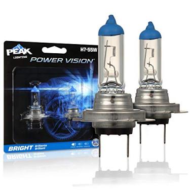 Imagem de PEAK Faróis de alto desempenho automotivo Power Vision H7 55W (pacote com 2)