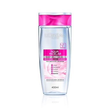 Imagem de Água Micelar L'Oréal Paris Solução de Limpeza 5 em 1 400ml
