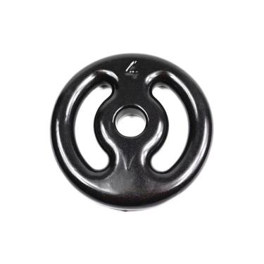 Imagem de Anilha 04kg Vazada Revestida Emborrachada Peso Musculação Academia JFIT