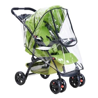 Imagem de miduoidn Universal para carrinho de bebê seco e qualquer capa de carrinho de bebê conforto universal capa de carrinho de chuva projetada com furos para
