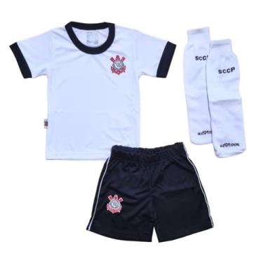 Imagem de Uniforme Infantil Corinthians Artilheiro Oficial