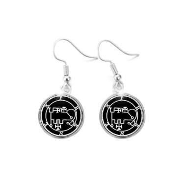 Imagem de Par de Brincos Sigilos Daemons da Goétia Ocultismo e Magia (Par de Brincos Sigilo de Phenex)