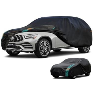 Imagem de Molebt Capa de carro SUV personalizada para Mercedes-GLC 300 350E/GLB 180 200 250 (2016-2025), à prova d'água para todos os climas para automóveis, cobertura completa ao ar livre com tiras de clipe à