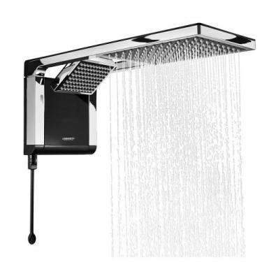 Imagem de Chuveiro Lorenzetti Acqua Duo Preto e Cromo 7800w 220v - oem