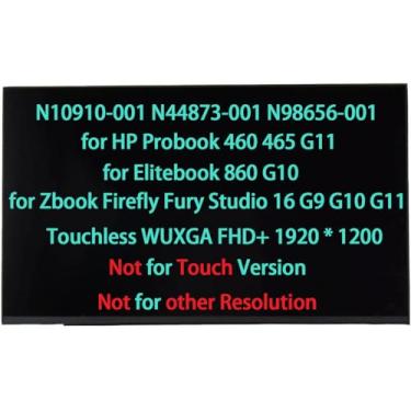 Imagem de Painel de tela LCD N10910-001 N44873-001 N98656-001 para HP Probook 460 465 G11 para Elitebook 860 G10 para Zbook Firefly Fury Studio 16 G9 G10 G11 WUXGA FHDHD. + 1920 * 1200