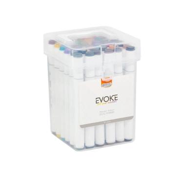Imagem de Marcador Artístico Evoke Dual Marker Brw 36 Cores