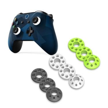 Imagem de Murciful Precision Rings Aim Assist Motion Control para PlayStation 4 (PS4), Playstation5 (PS5), Xbox One, Xbox Series X, Switch Pro, Razer Wolverine V2 (9 peças, 3 cores)