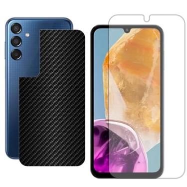 Imagem de Virtual Multi - Película Hidrogel + Adesivo Fibra de Carbono para Samsung Galaxy M15 5G - Preta