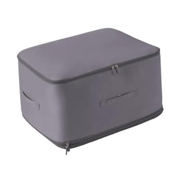 Imagem de IEUDNS Saco de Armazenamento Compacto para Colchas E Roupas, Cinza, Tamanho real