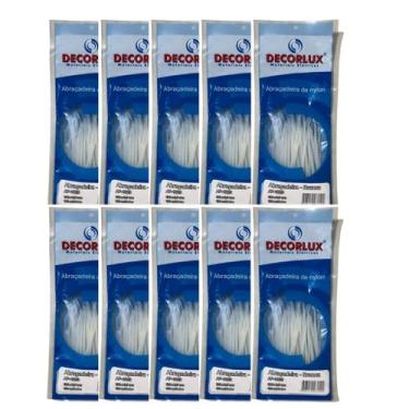 Imagem de Kit Abraçadeira de Nylon 100x2,5 mm c/ 1000 unidades Decorlux