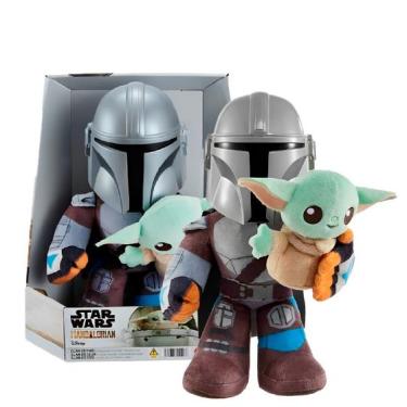 Imagem de Boneco de Pelucia Star Wars - The Mandalorian E Grogu MATTEL