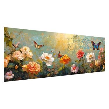 Imagem de Pavemlo Kits de arte de diamante grande 5D para adultos, flores, kits de pintura de diamante grande, fotos de paisagem, pintura com diamantes, arte de ponto cruz faça você mesmo, artesanato com strass