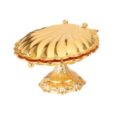 Imagem de Ｂｅｓｇａ Fruteira de conchas, tigelas decorativas, organizador, recipiente, suporte de frutas, exibição para sobremesas, lanches, sala de estar, fazenda, nozes, 30cm X 35cm X 21cm