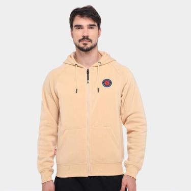 Imagem de Moletom Mooncity Bordado Homem Aranha Masculino, Bege, GG