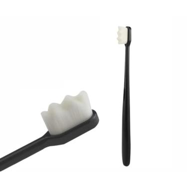 Imagem de Swissklip Escova de dentes extra macia para gengivas e dentes sensíveis, escova de dentes nano com 12.000+ micro, nano cerdas, solução avançada de limpeza de dentes, adequada para todas as faixas
