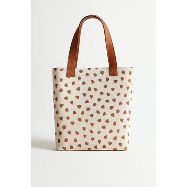 Imagem de Bolsa Ecológica Estampada com Alça Marrom Casual - Gemini Náutica