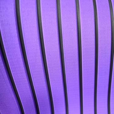 Imagem de KT GuoMei Piso de barco autoadesivo espuma EVA deck de barco tapete antiderrapante 94,5 x 43,78 cm para decorar barcos de pesca, caiaque, iate, piscina, trailer, piso, etc (ranhura reta, roxo e preto