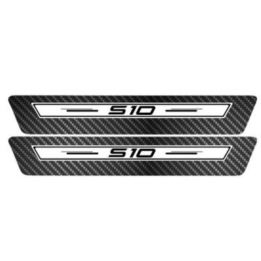 Imagem de Soleira Porta Premium Branco Carbono S10 2 Portas - Jhow Adesivos