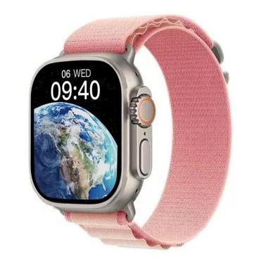 Imagem de Smartwatch Ultra Series 9 + Alpina Resistente Agua para IOS e Android Original U9 3/10-Unissex
