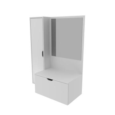 Imagem de Gabinete para Banheiro Suspenso 90cm com 2 Portas BN3604 Branco - Tecno