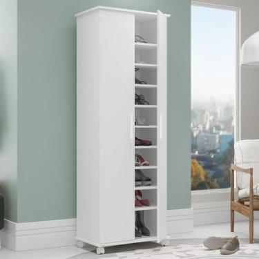 Imagem de Armário Multiuso/Sapateira 60cm com 2 portas BRV Móveis, Branco