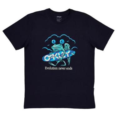 Imagem de Camiseta Oakley B1B Evolution Tee , Blackout, G
