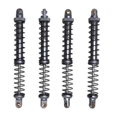 Imagem de RiToEasysports Damper de Choque de Primavera Duplo 4pcs, Universal 8 Springs Springs 120mm Damper de Choque de Liga para 1/10 RC Model Car (Ti cor)