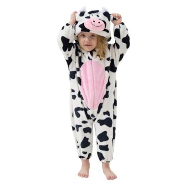 Imagem de SCOPUCI Pijama unissex para bebês, fantasia de cosplay de Halloween, flanela infantil, roupa de casa/roupa de dormir
