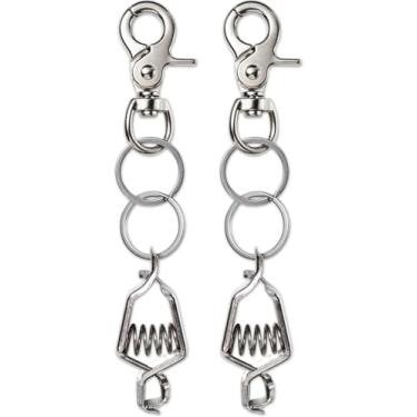 Imagem de ParaDance Clipes de luva industriais para porta-luvas de trabalho, suporte de braçadeira de luva de metal resistente para acessórios de cinto de serviço, mochila tática, segurança de resgate de