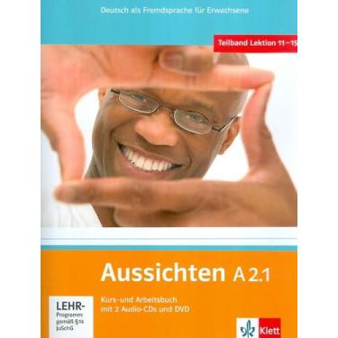 Imagem de Livro - Aussichten A2.1 Kurs/Arbeitsbuch + 2 Audio Cds + Dvd, 1, 21 x 