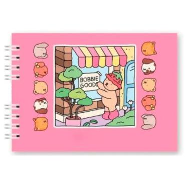 Imagem de 10 Bobbie Goods Livro Colorir Original Capa Dura 50 Folhas 180g Com 5 