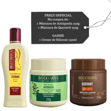 Imagem de Cronograma Bio Extratus Jaborandi e Queravit+ Creme Silicone