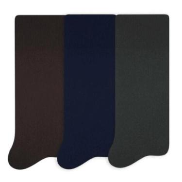 Imagem de Kit 3 Pares Meia Selene Social Poliamida Clássica, Café, Marinho, Pret