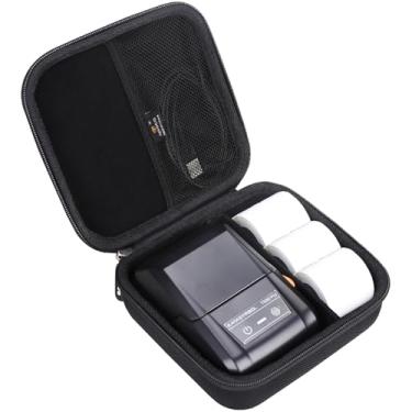 Imagem de Aproca Estojo de armazenamento rígido portátil, para máquina de etiquetar SUPVAN T50M Pro/Ponek M100 e fitas de etiquetas (apenas capa)