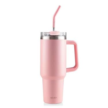 Imagem de Caneca Térmica Kouda Rosa Claro Vik - 1200ml