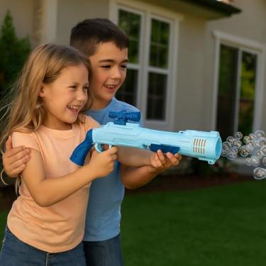 Imagem de Máquina de Bolhas de Sabão Elétrica – Brinquedo Infantil Automático Lança Bolhas Divertido