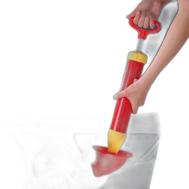 Imagem de Desentupidor Manual Vaso Pia Ralo Cano Bomba De Sucção 150Mm - Fred St