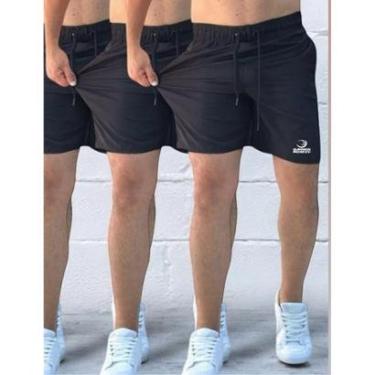 Imagem de Kit 2 Shorts Masculinos Corrida Treino Academia Beach Tennis-Masculino