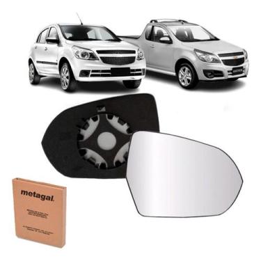 Imagem de Lente Com Base Retrovisor Agile 09 A 14 / Montana 11 A 21 - Lado Esque