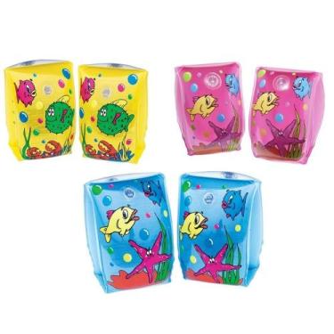 Imagem de Boia de Braço Inflável Infantil 25x15cm CORES SORTIDAS Mor, Sortidas