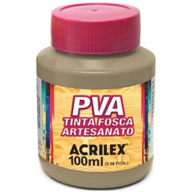 Imagem de Tinta Fosca para Artesanato PVA 100ml Concreto Acrilex