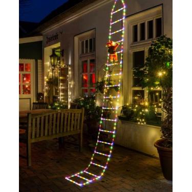 Imagem de Luzes de Natal Toodour de 10 pés com Papai Noel multicolorido