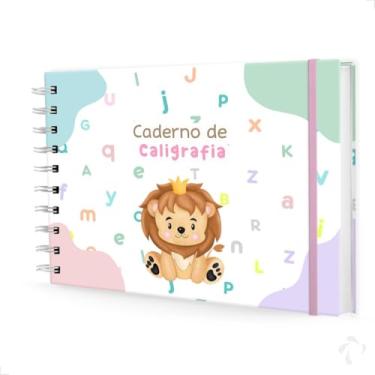 Imagem de NISTI PRINT, Caderno De Caligrafia c/Atividades Capa Dura Menina Leão