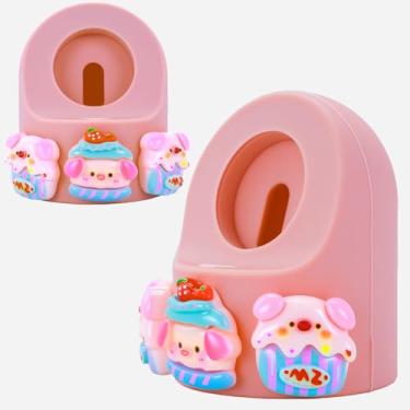 Imagem de Bonito suporte de carregador de desenho animado 3D compatível com Apple Watch séries 9/8/SE2/SE/Ultra2/Ultra/7/6/5/4/3/2/1 (49 mm, 45 mm, 44 mm, 42 mm, 41 mm, 40 mm, 38 mm), base de carregamento de