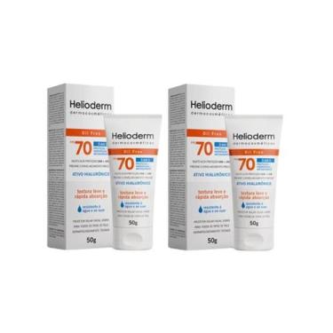 Imagem de Kit 2 Protetor Solar Helioderm Fps70 50g S/Cor - Kley Hertz