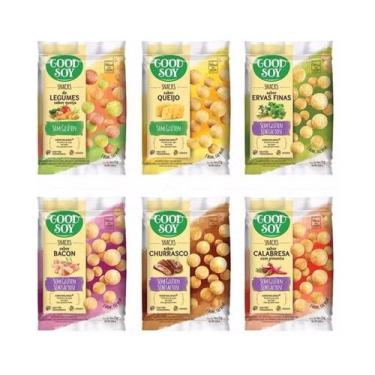 Imagem de 24x Salgadinho Snack Good Soy 25g - Todos Os Sabores